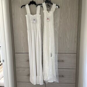 Michael Kors Paisley Eyelet Smocked Woven Dress